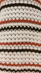 Bron Mini Dress - Natural Stripe