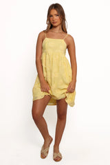 Giana Mini Dress - Yellow