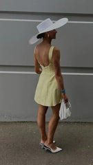 Rafiki Mini Dress - Yellow